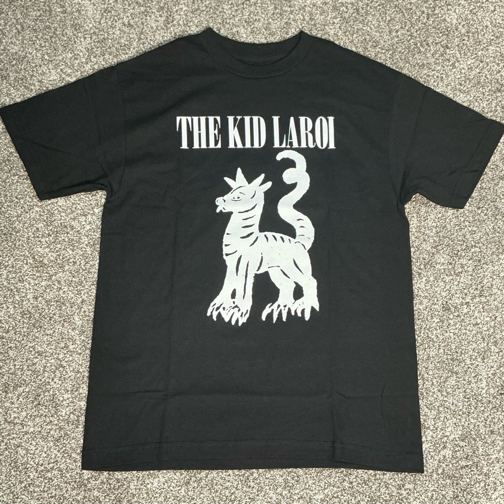 Kid Laroi 2022 concert Black Graphic T-Shirt End Of The World Med
